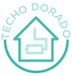 Logo Techo Dorado Azul